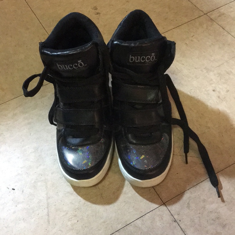 🌕Sparkly sliver black heel Shoes